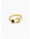 ANILLO GRADUABLE RODIO XUPING YXZ CRISTALES