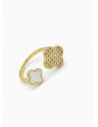 ANILLO GRADUABLE RODIO XUPING YXZ CRISTALES