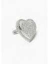 ANILLO GRADUABLE RODIO XUPING YXZ CRISTALES