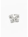 ANILLO GRADUABLE RODIO XUPING YXZ CRISTALES