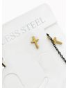 SET DE COLLAR, DIJE EN ACERO INOXIDABLE 316L
