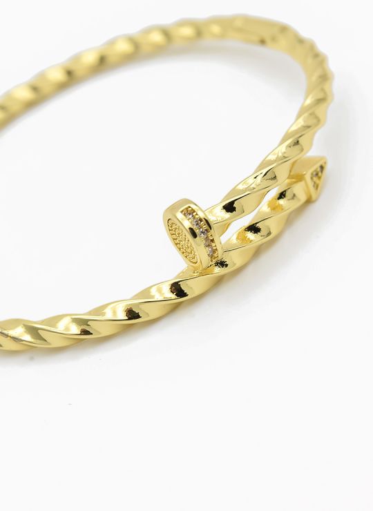 PULSERA / BRAZALETE EN RODIO CON MICROCIRCONES