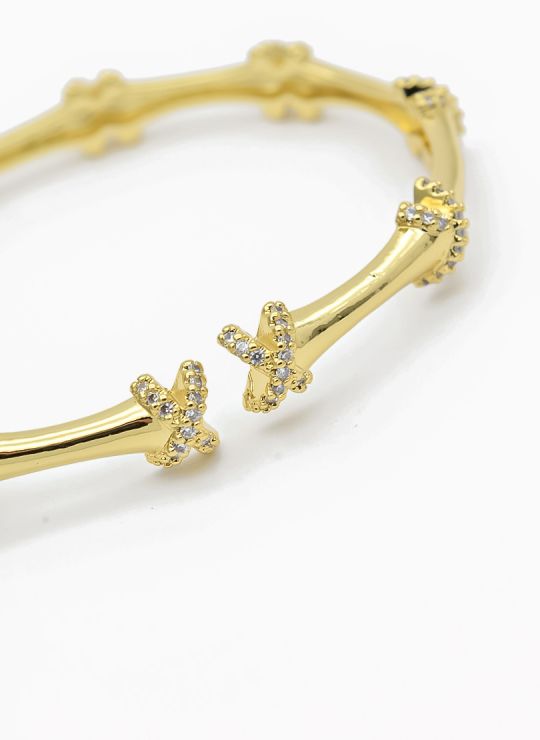 PULSERA / BRAZALETE EN RODIO CON MICROCIRCONES