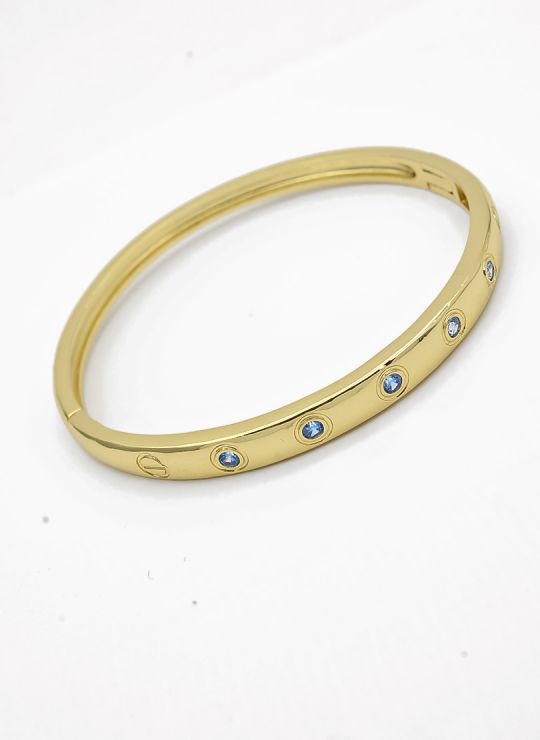 PULSERA / BRAZALETE EN RODIO CON MICROCIRCONES