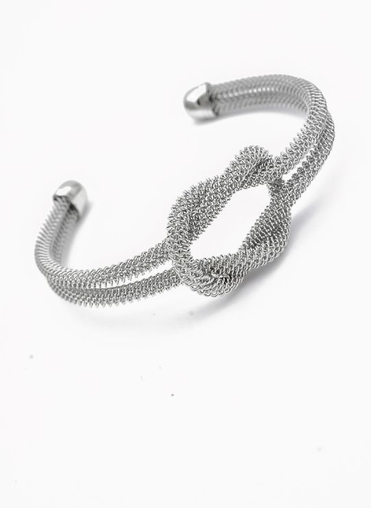 PULSERA / BRAZALETE EN RODIO CON MICROCIRCONES
