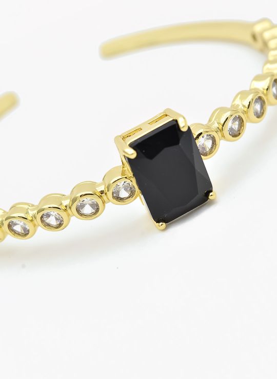 PULSERA / BRAZALETE EN RODIO CON MICROCIRCONES