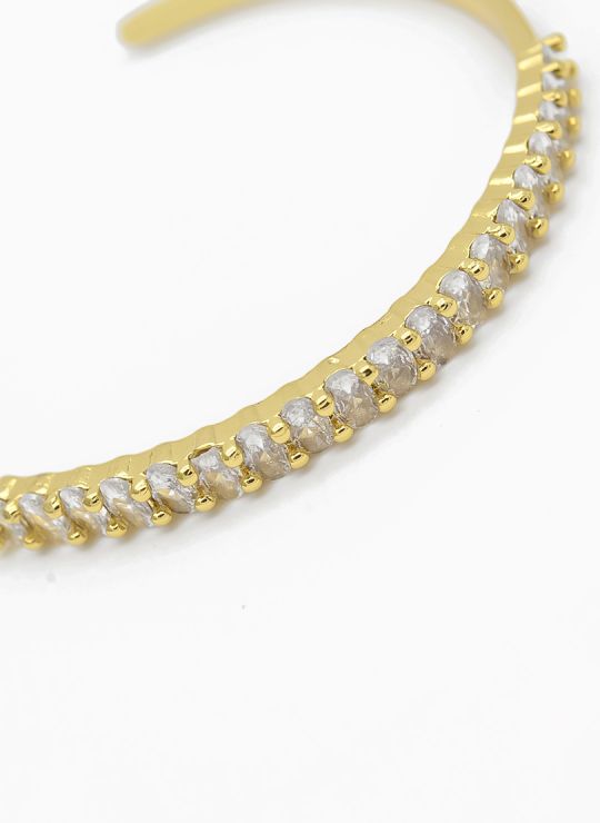 PULSERA / BRAZALETE EN RODIO CON MICROCIRCONES