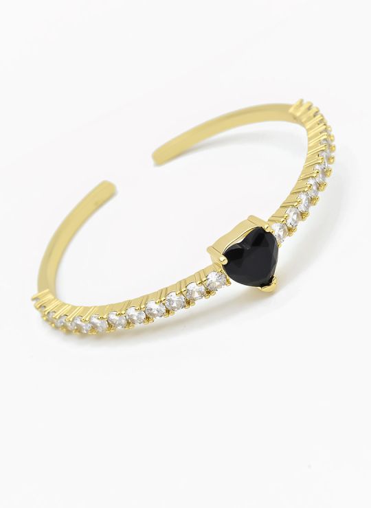 PULSERA / BRAZALETE EN RODIO CON MICROCIRCONES