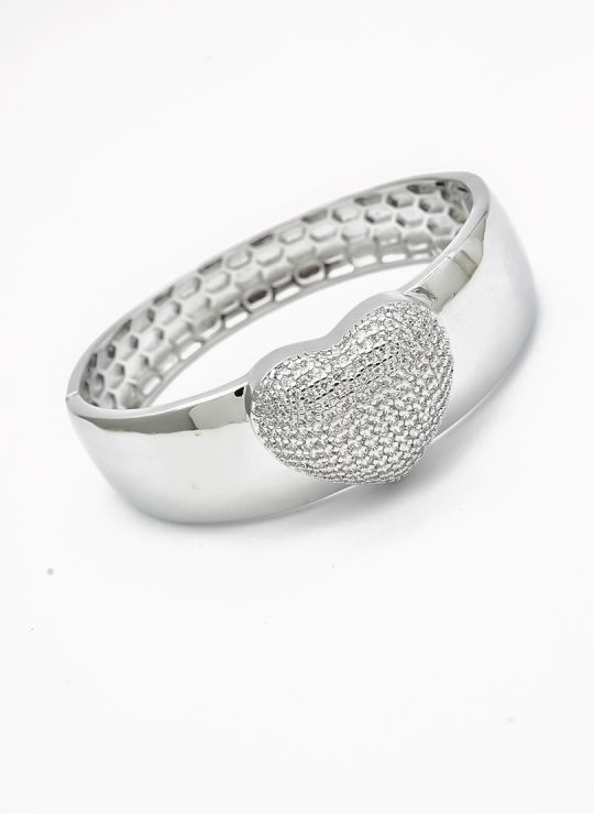 PULSERA / BRAZALETE EN RODIO CON MICROCIRCONES
