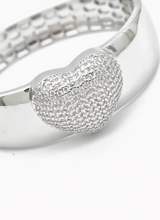 PULSERA / BRAZALETE EN RODIO CON MICROCIRCONES