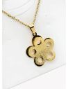 SET DE COLLAR, DIJE Y ARETES EN ACERO INOXIDABLE 316L