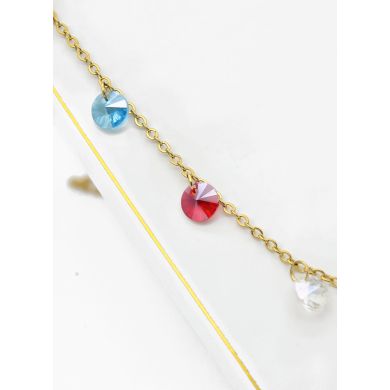 SET DE COLLAR, DIJE Y ARETES EN ACERO INOXIDABLE 316L