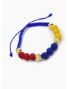 PULSERA COLOMBIA / BRAZALETE EN RODIO CON MICROCIRCONES