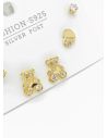 SET DE ARETES X 3 PARES RODIO XUPING /GARANTIZADO