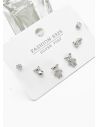SET DE ARETES X 3 PARES RODIO XUPING /GARANTIZADO