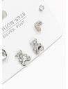 SET DE ARETES X 3 PARES RODIO XUPING /GARANTIZADO