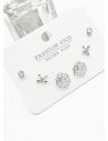 SET DE ARETES X 3 PARES RODIO XUPING /GARANTIZADO