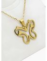 SET DE COLLAR, DIJE Y ARETES EN ACERO INOXIDABLE 316L