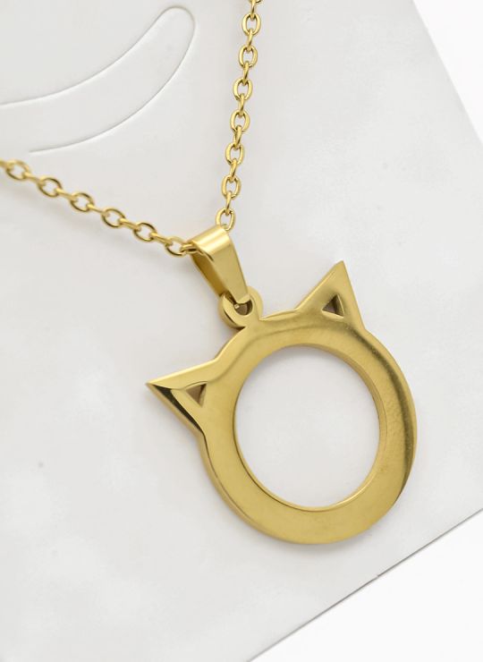SET DE COLLAR, DIJE Y ARETES EN ACERO INOXIDABLE 316L