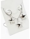 SET DE COLLAR Y DIJE EN RODIO CON MICROCIRCIONES / GARANTIA
