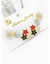 SET DE ARETES X 3 PARES RODIO XUPING /GARANTIZADO