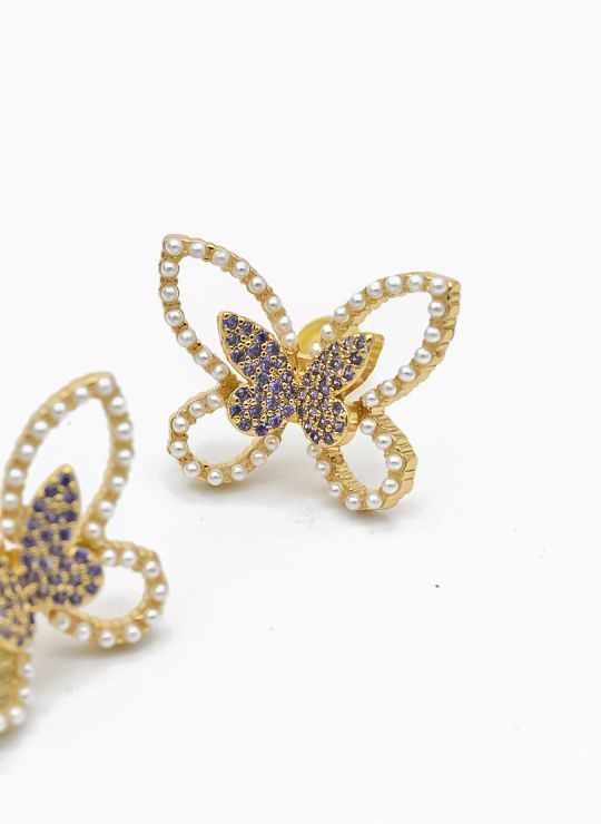 ARETES RODIO MARCA XUPING MICROCIRCONES /YSX