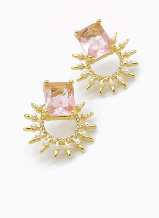 ARETES RODIO MARCA XUPING MICROCIRCONES /YSX