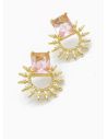 ARETES RODIO MARCA XUPING MICROCIRCONES /YSX