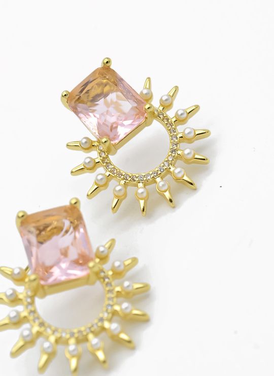 ARETES RODIO MARCA XUPING MICROCIRCONES /YSX