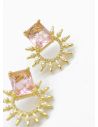 ARETES RODIO MARCA XUPING MICROCIRCONES /YSX