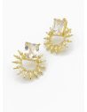 ARETES RODIO MARCA XUPING MICROCIRCONES /YSX