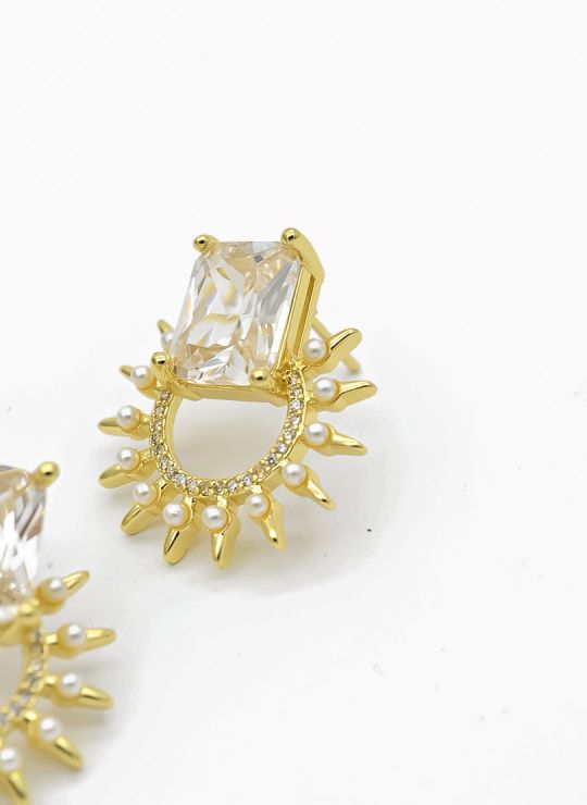 ARETES RODIO MARCA XUPING MICROCIRCONES /YSX