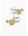 ARETES RODIO MARCA XUPING MICROCIRCONES /YSX