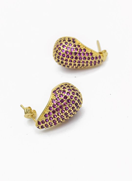 ARETES RODIO MARCA XUPING MICROCIRCONES /YSX