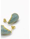 ARETES RODIO MARCA XUPING MICROCIRCONES /YSX