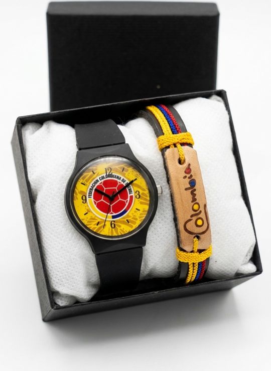 SET RELOJ GOMA CABALLERO CON PULSERA EN RODIO Y ESTUCHE DE LUJO MICROCIRCONESSET RELOJ GOMA CABALLERO CON PULSERA EN RODIO Y EST