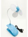 VENTILADOR ACRILICO FLEXIBLE 20CMS FUNCIONA CON CORRIENTE ESPECIAL