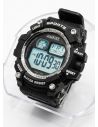 RELOJ DIGITAL SUMERGIBLE 3 MTS CON LUZ, CALENDARIO, CRONOMETRO ESTUCHE PULSO EN GOMA- GARANTIA DE 3 MESES