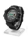 RELOJ DIGITAL SUMERGIBLE 3 MTS CON LUZ, CALENDARIO, CRONOMETRO ESTUCHE PULSO EN GOMA- GARANTIA DE 3 MESES