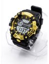 RELOJ DIGITAL SUMERGIBLE 3 MTS CON LUZ, CALENDARIO, CRONOMETRO Y ESTUCHE - PULSO EN GOMA- GARANTIA DE 3 MESES