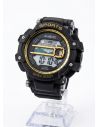 RELOJ DIGITAL SUMERGIBLE 3 MTS CON LUZ, CALENDARIO, CRONOMETRO Y ESTUCHE - PULSO EN GOMA- GARANTIA DE 3 MESES