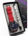COMBO RELOJ CUERO CON BOLIGRAFO Y ESTUCHE ESPECIAL PRESENTACION VIP