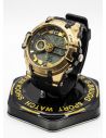 RELOJ CALIDAD AA  DOBLE HORA SUMERGIBLE 3 METROS/ PULSO  GOMA /ESTUCHE/FUNCIONAL/CAJA DE LUJO / GARANTIA 3 MESES 