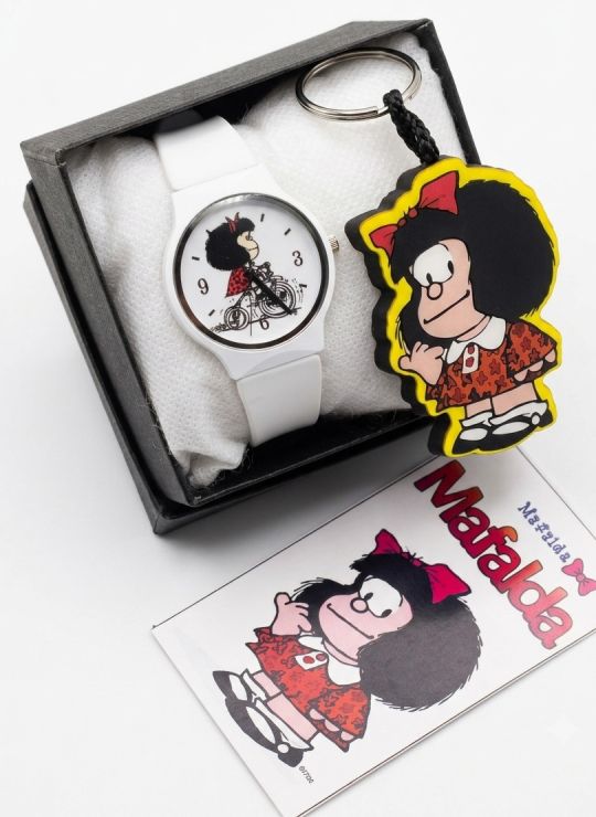 SET DE RELOJ CON LLAVERO GOMA PERSONAJE Y ESTUCHE DE LUJO