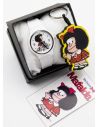SET DE RELOJ CON LLAVERO GOMA PERSONAJE Y ESTUCHE DE LUJO