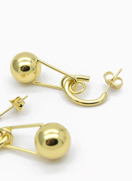 ARETES RODIO MARCA XUPING MICROCIRCONES /YSX