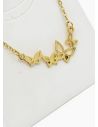 SET DE COLLAR, DIJE Y ARETES EN ACERO INOXIDABLE 316L