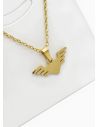 SET DE COLLAR, DIJE Y ARETES EN ACERO INOXIDABLE 316L