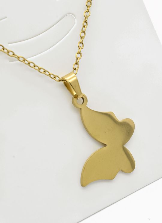 SET DE COLLAR, DIJE Y ARETES EN ACERO INOXIDABLE 316L