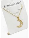 SET DE COLLAR, DIJE Y ARETES EN ACERO INOXIDABLE 316L